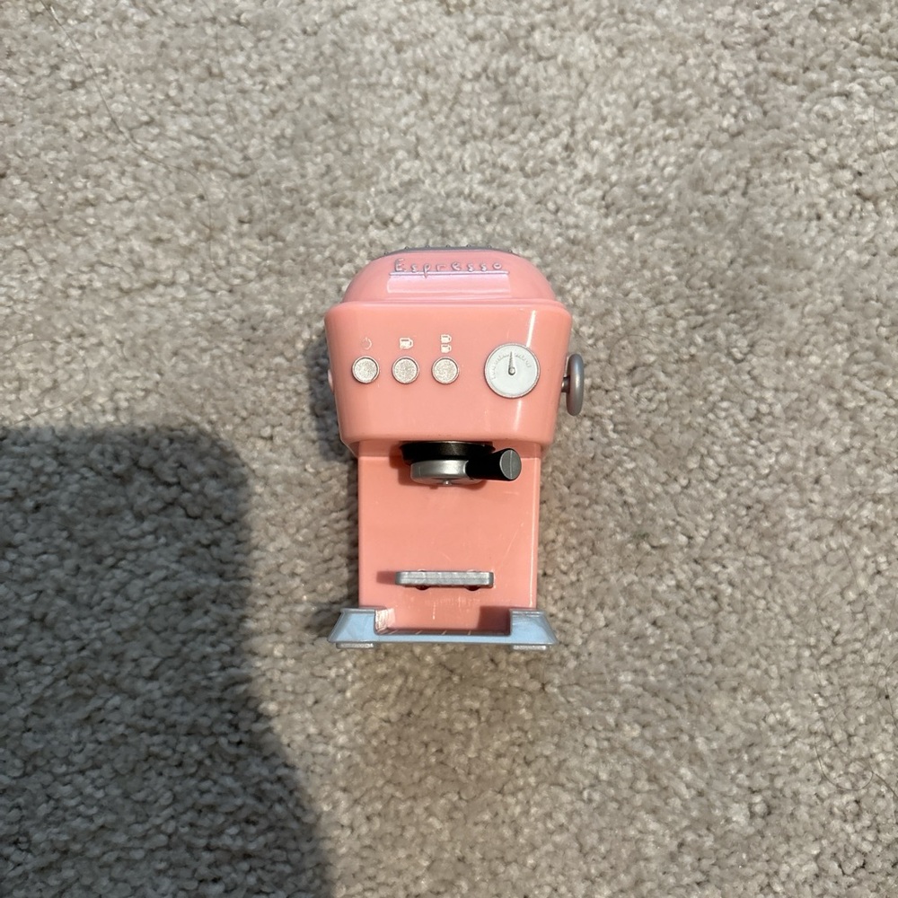 Pink Espresso Kids Toy Coffee Machine